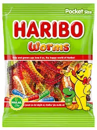 Haribo Helal Solucan 100 g