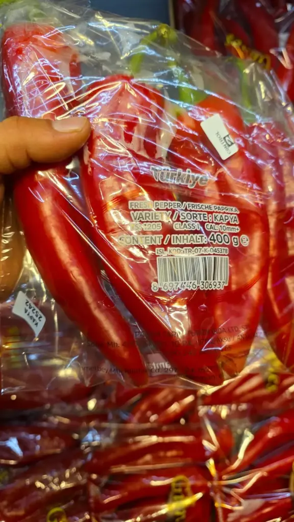 Biber Kapya Kırmızı Paketli 500 g