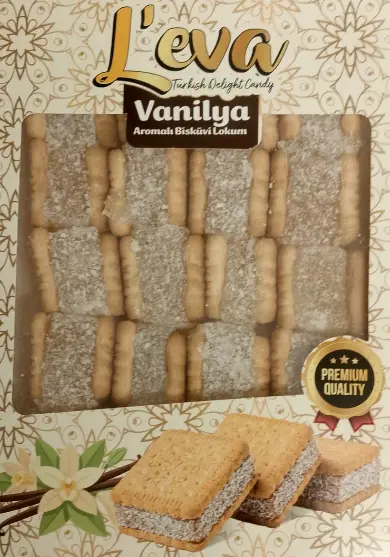 L’eva Vanilya Aromalı Bisküvili Lokum 350 g