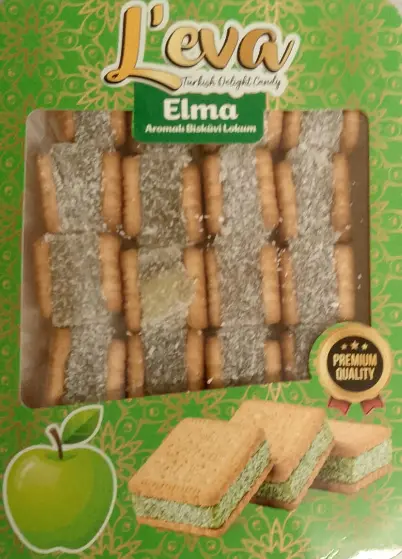 L’eva Apfelaromatisierte Keks-Lokum 350 g