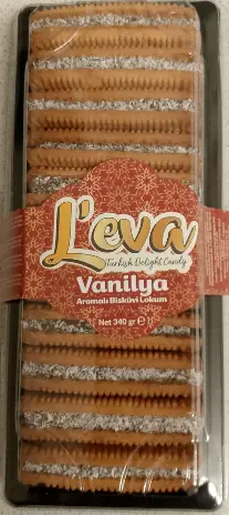 L’eva Vanilla Flavoured Biscuit Turkish Delight 340 g