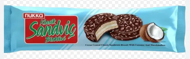 Nukka Coconut Sandwich Biscuit 12×200 g