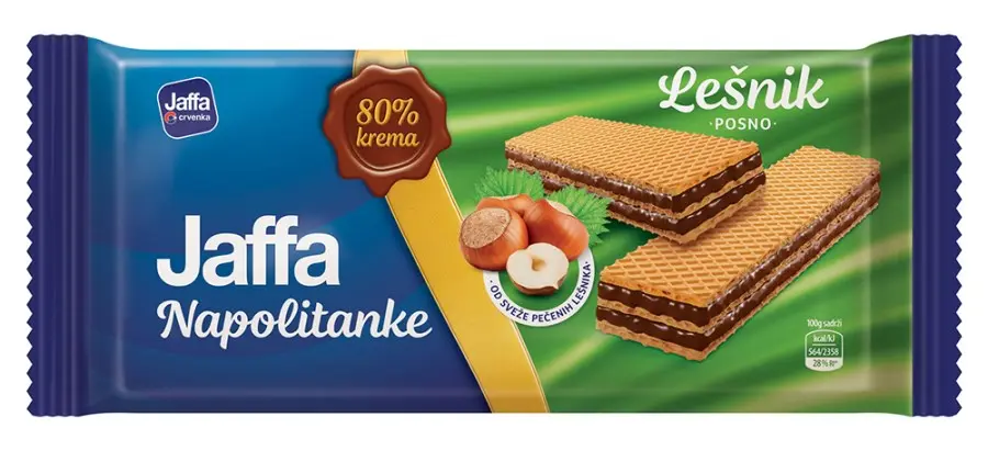Jaffa Hazelnut Wafer 187 g