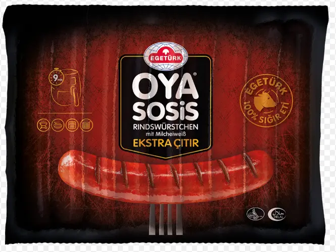 Egetürk Oya Rindswürstchen Extra Scharf 720 g
