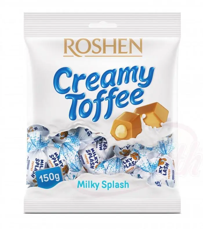 Roshen Milky Splash Creamy Toffee Candies 200 g