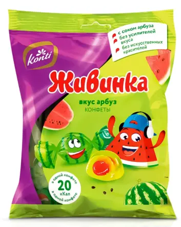 Konti Zhvinka Wassermelonenbonbons 250 g