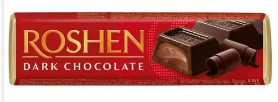 Roshen Dunkle Schokolade mit Kakao-Fondant 43 g