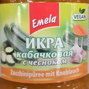 Emela Zucchini Puree with Garlic 550 g