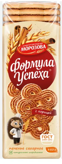 Morozova Formula Uspekha Tarçınlı Şekerli Bisküvi 350 g