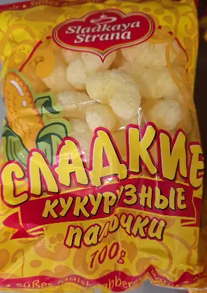 Sladkaya Strana Süße Maisstangen 100 g