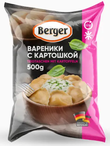 Berger Wareniki with Potato Filling 500 g