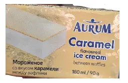 Aurum Karamelleis zwischen Waffeln 90 g