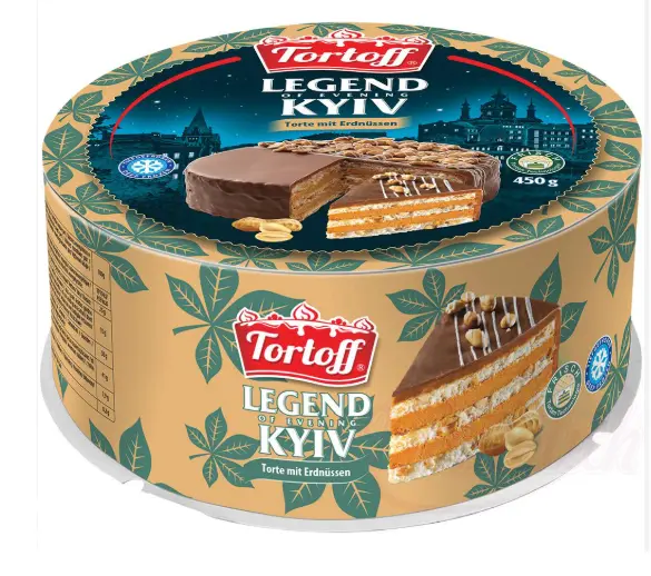 Tortoff Legend of Evening Kyiv Erdnusstorte 450 g
