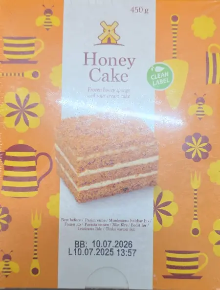 Honey Cake Frozen Sour Cream Cake 450 g