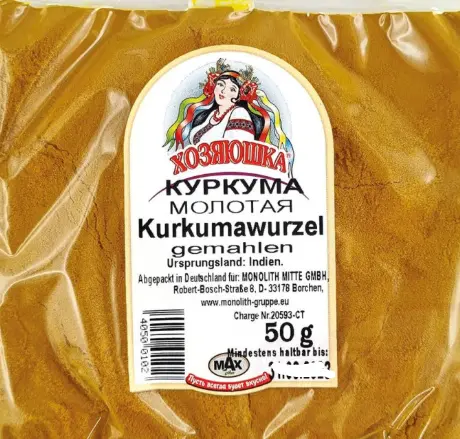 Khozyaushka Kurkumawurzel gemahlen 50 g