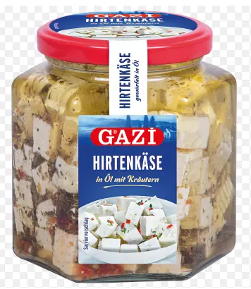 Gazi White Cheese in Oil with Herbs 300 g