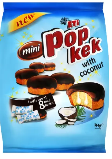 Eti Mini Pop Kek with Coconut 144 g