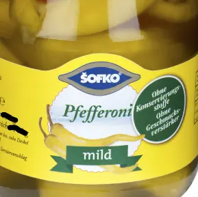 Sofko Mild Pepperoni Pickles 620 g