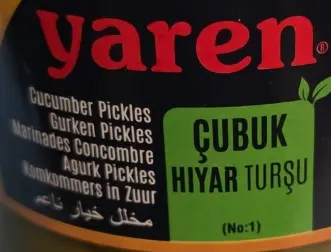 Yaren Cucumber Pickles 700 g