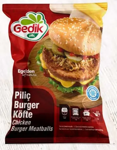 Gedik Tavuk Burger Köftesi 1000 g
