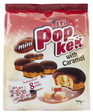 Eti Popkek Mini Caramel Cake 8 pcs 144 g