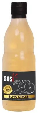Sosi Elma Sirkesi Cam Şişe 500 ml