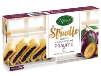 Mäida Strudel Pastry With Plum Fruit Filling 252 g