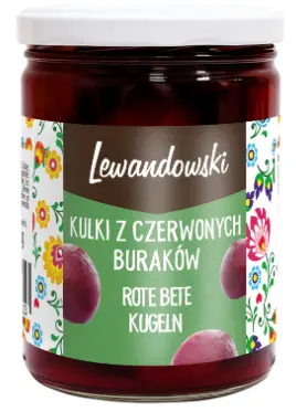 Lewandowski Rote Bete Kugeln 520 g