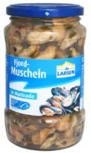 Larsen Fjord Mussels in Marinade MSC 350 g