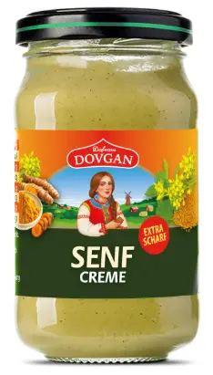Dovgan Mustard Cream Extra Hot 188 ml