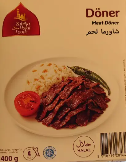Zabiha Meat Döner 400 g