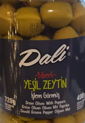 Dali Grüne Oliven mit Paprika 400 g