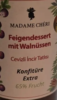 Madame Chérie Fig Dessert with Walnuts 290 g