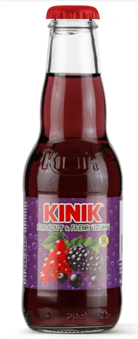 Kınık Blackberry–Blackcurrant Flavoured Mineral Water 200 ml 