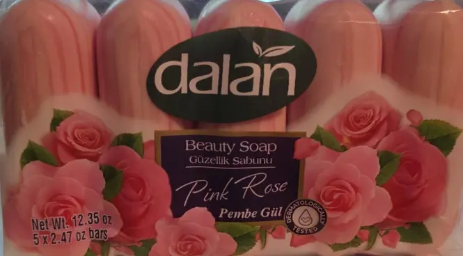 Dalan Schönheitsseife Pink Rose 5 x 70 g