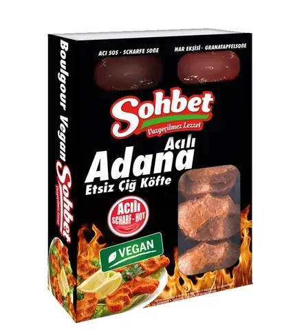 Sohbet Adana Acılı Vegan Çiğ Köfte 340 g