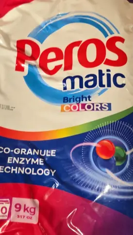 Peros Matic Bright Colors Laundry Detergent 9 kg