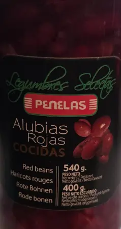 Penelas Gekochte Rote Bohnen 540 g