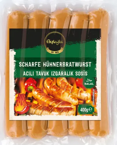 Eksioglu Scharfe Hühnerbratwurst 400 g