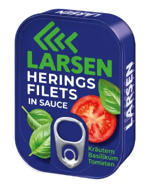 Larsen Heringsfilets Kräuter Tomaten Sauce 110 g