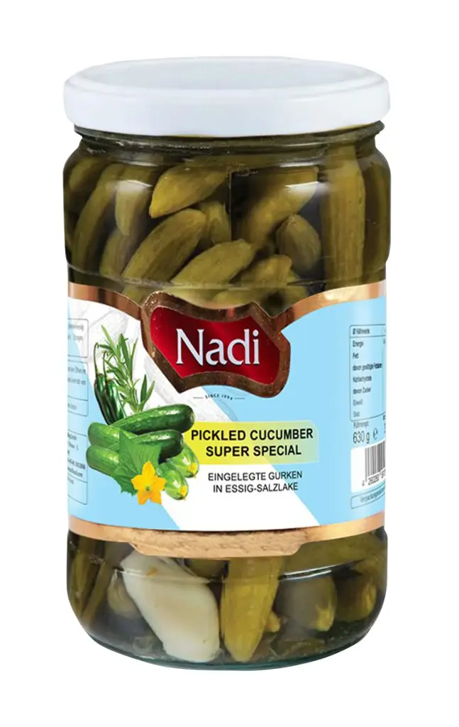 Nadi Pickled Gherkins Super Special 630 g