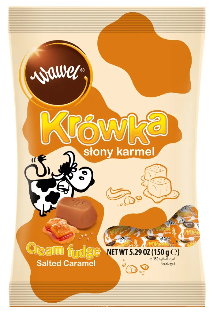 Wawel Krowka Salted Caramel Milk Caramels 150 g