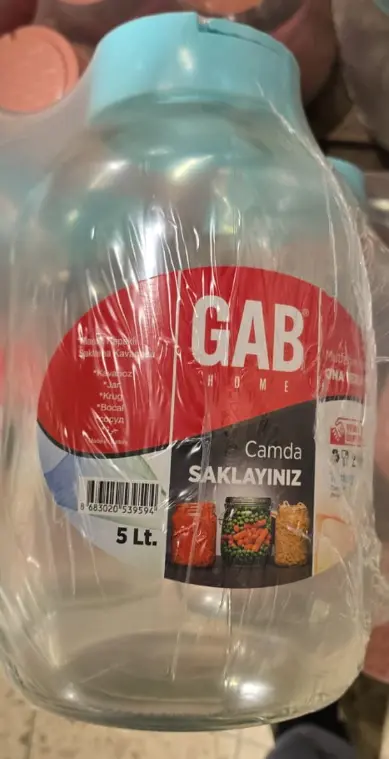 GAB Glasbehälter 5 Liter