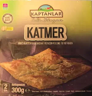 Kaptanlar Katmer with Pistachio Filling 2 x 150 g