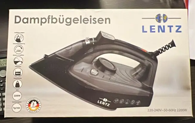 Lentz Steam Iron 20517