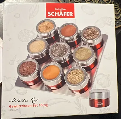 Schafer Spice Jar Set – 10 Pieces