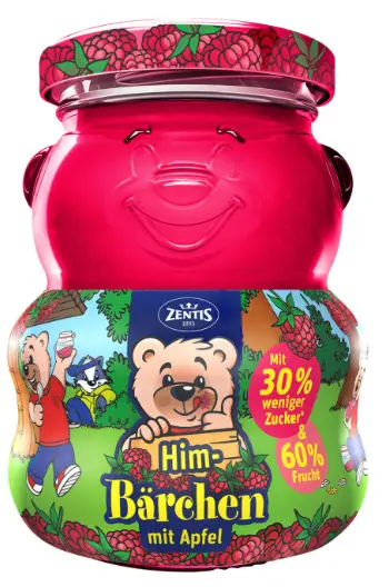 Zentis Ayıcık Ahududu Elma Meyve Ezmesi 250 g