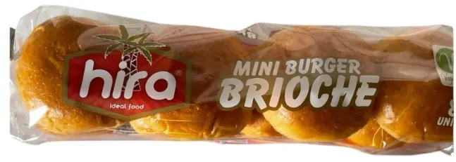 Hira Mini Burger Brioche Brot 8 Stk. 160 g