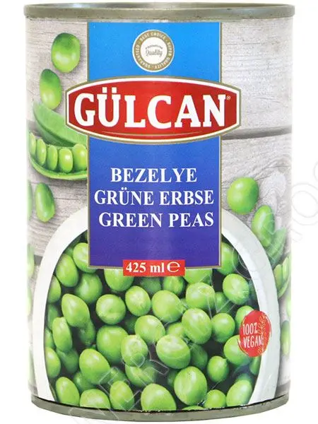 Gülcan Grüne Erbsen 425 ml