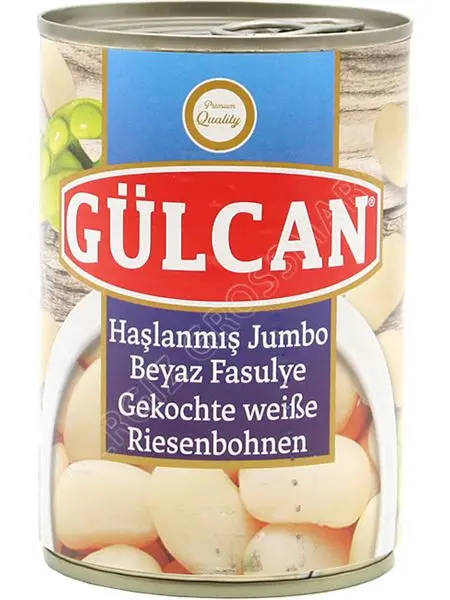 Gülcan Cooked Jumbo White Beans 400 g